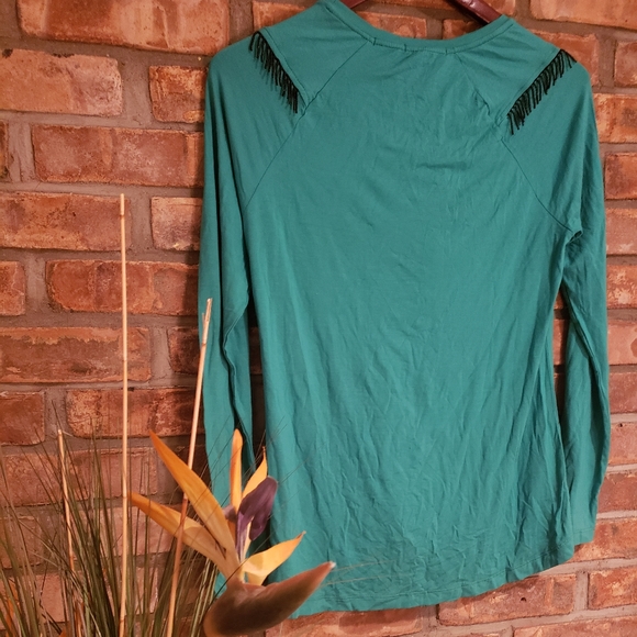 BNWT Women's Taverniti LS Shirt, Beautiful Shade of Aquamarine - Picture 5 of 9